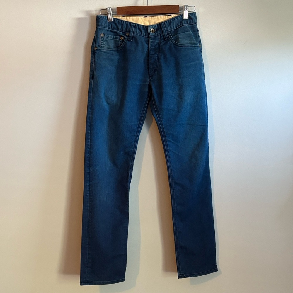 rag & bone Men's Deep Blue Straight Jeans